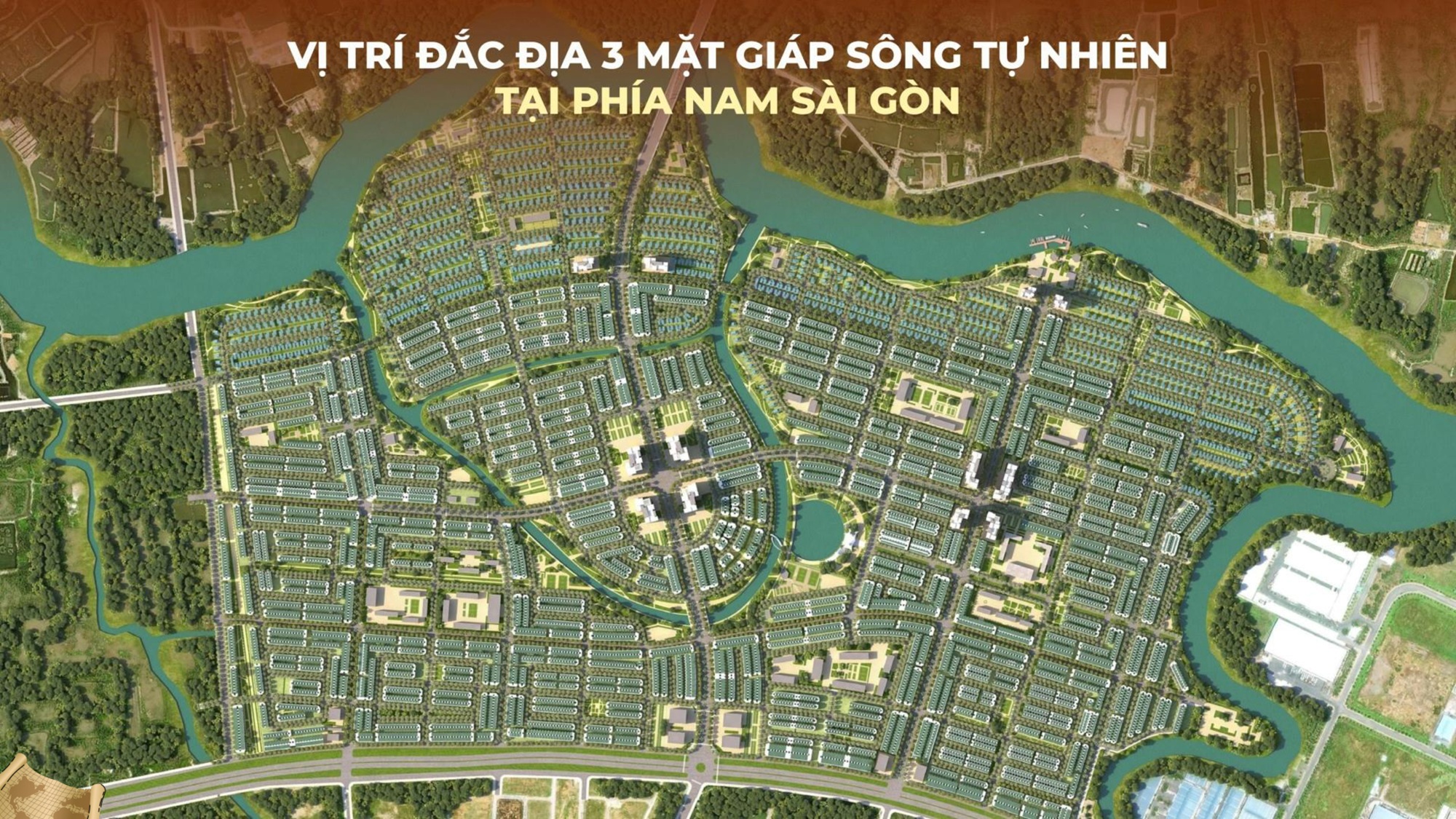 Đại đô thị T&T City Millennia quy mô 267ha với 3 mặt giáp sông tại Nam Sài Gòn